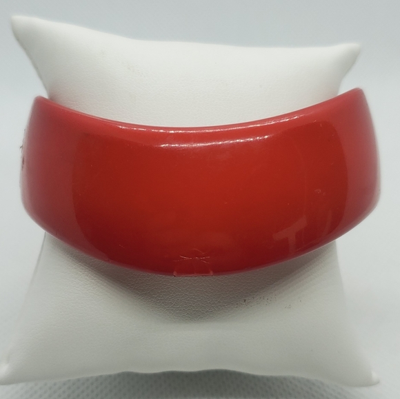 🍋 Vintage Retro Red Wavy Bracelet - Picture 3 of 6